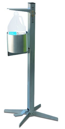 Pedal Activated Hand Sanitizer Stand